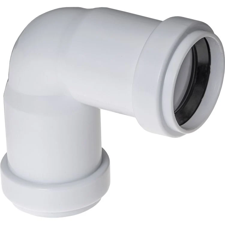 Sanivesk ppc bocht 90° ⌀40mm wit
