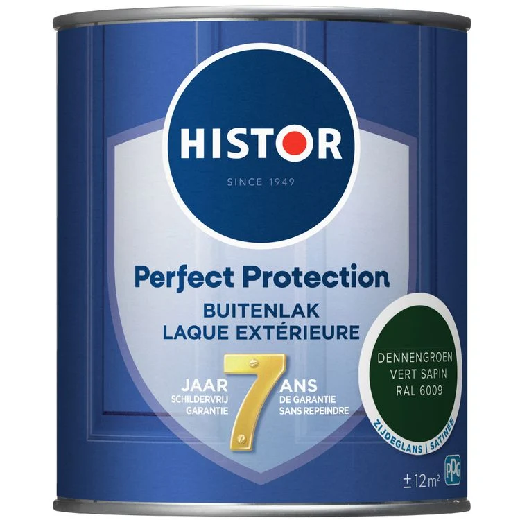 Histor Perfect Protection buitenlak zijdeglans RAL6009 dennengroen 750ml