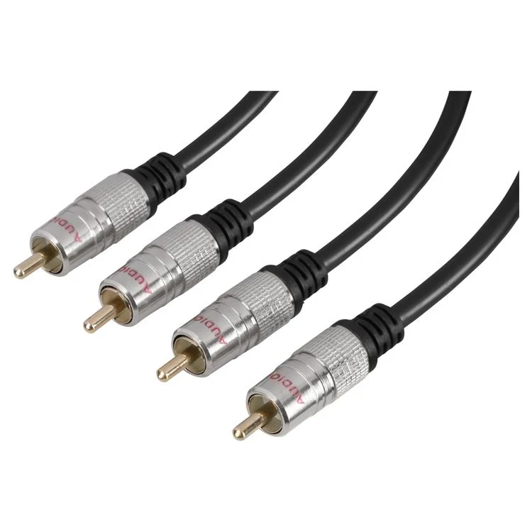 Q-Link Tulp kabel zwart 1,5m