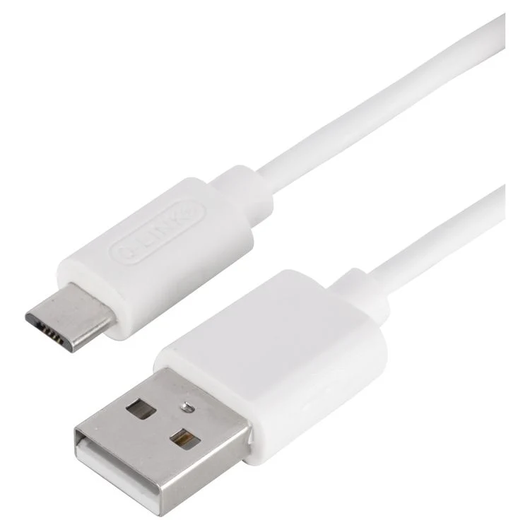 Q-Link datakabel Micro-USB, USB wit 1,5m