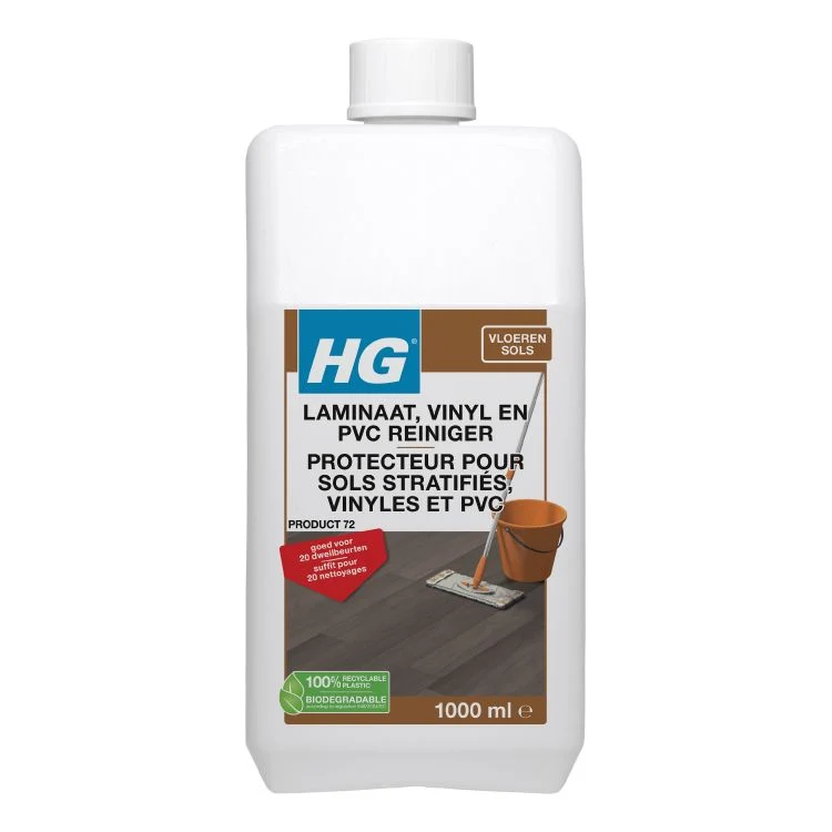 HG laminaat, vinyl en pvc reiniger 1L