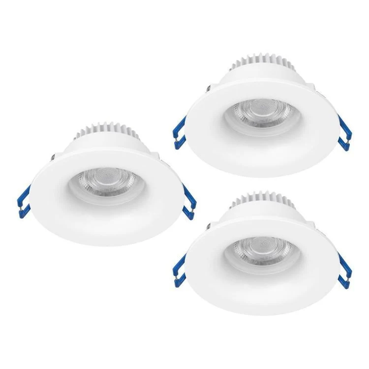 Eglo LED inbouwspot Salabate wit Ø88mm dimbaar set van 3