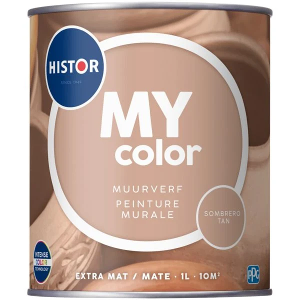 Histor MY color muurverf extra mat sombrero tan 1L