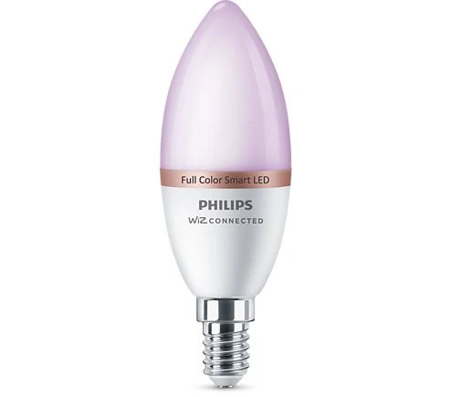 Philips Smart LED kaarslamp E14 5W mat 3,9x11,7cm
