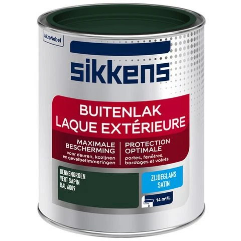 Sikkens Buitenlak zijdeglans RAL6009 750ml