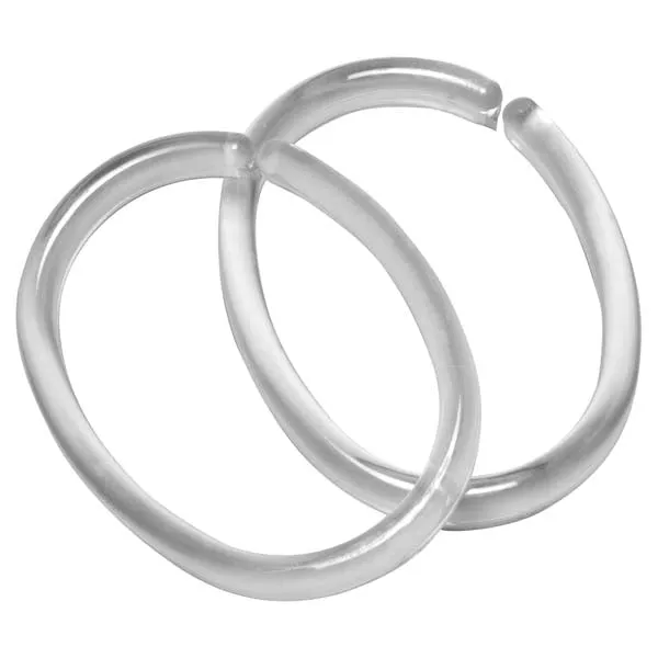 Sealskin douchegordijnring transparant 7mm 12st