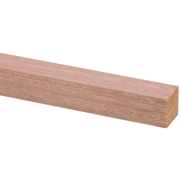 Meranti (hardhout) schaaflat geschaafd, geschuurd 27x27mm 2,1m