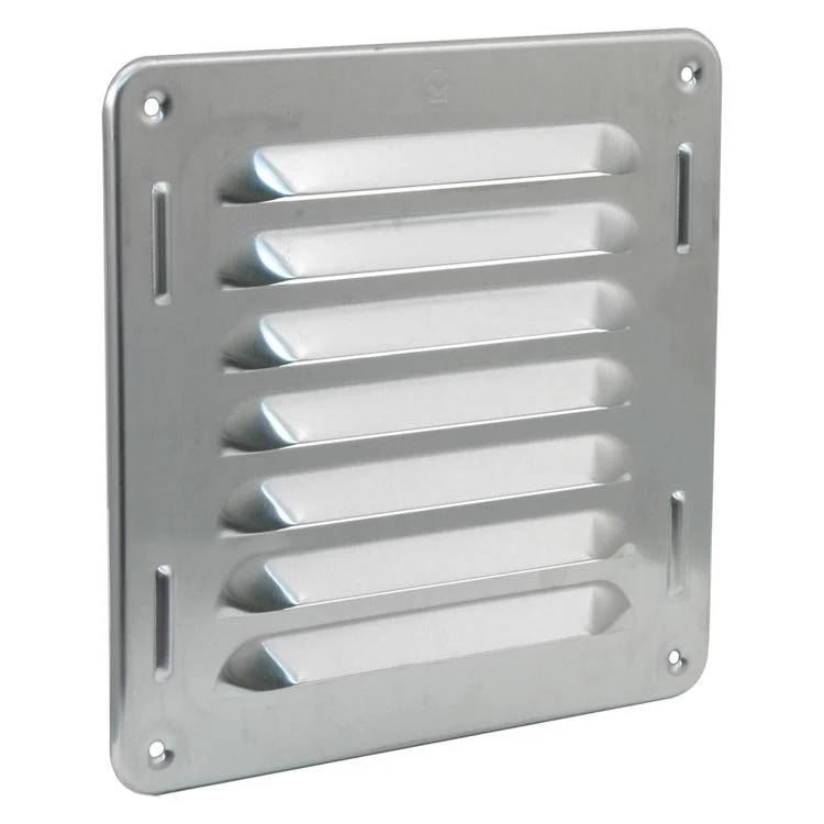 STARX lamellenrooster aluminium grijs 16x16x1cm