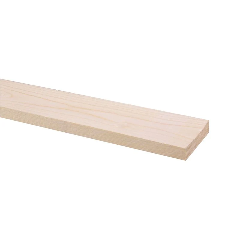 Vurenhout lat ruw 10x2,2cm 270cm