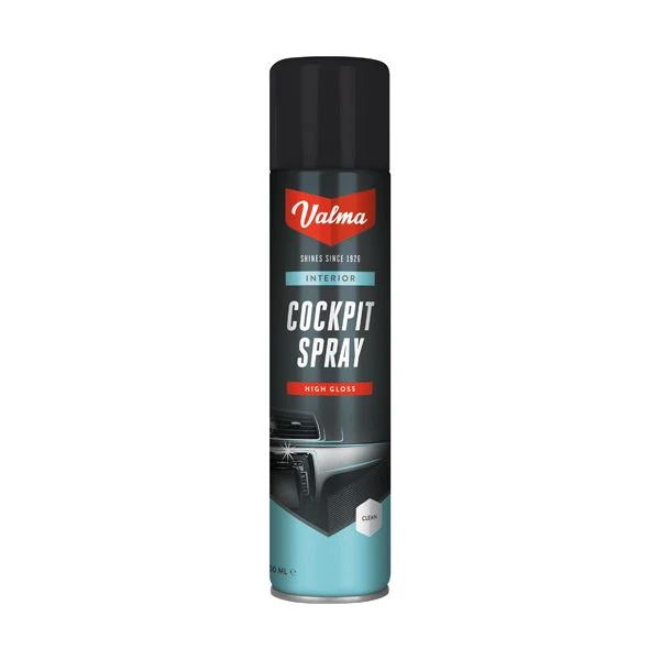 Valma cockpitspray zwart 400ml