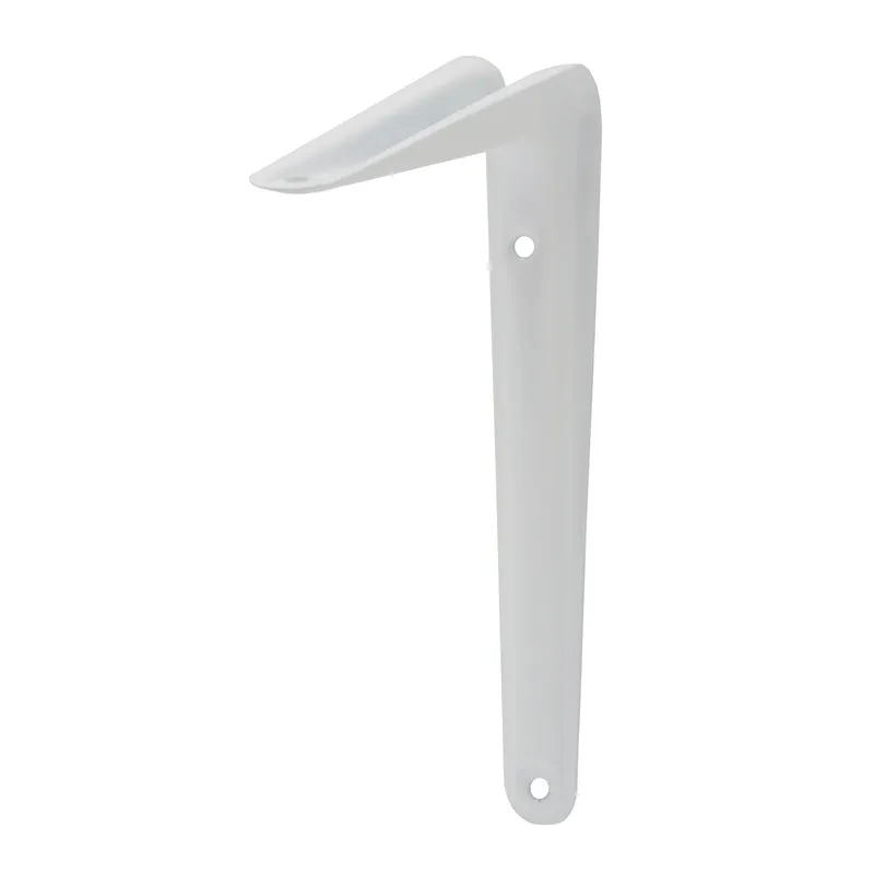 Duraline plankdrager enkel staal wit 20x15cm