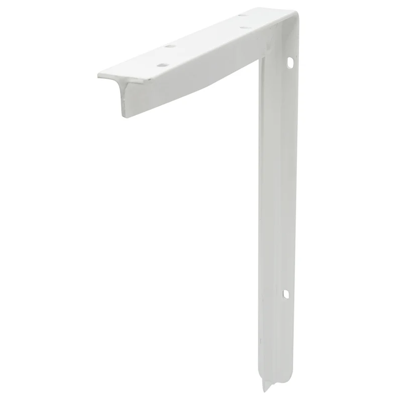 Duraline plankdrager enkel staal wit 30x40cm