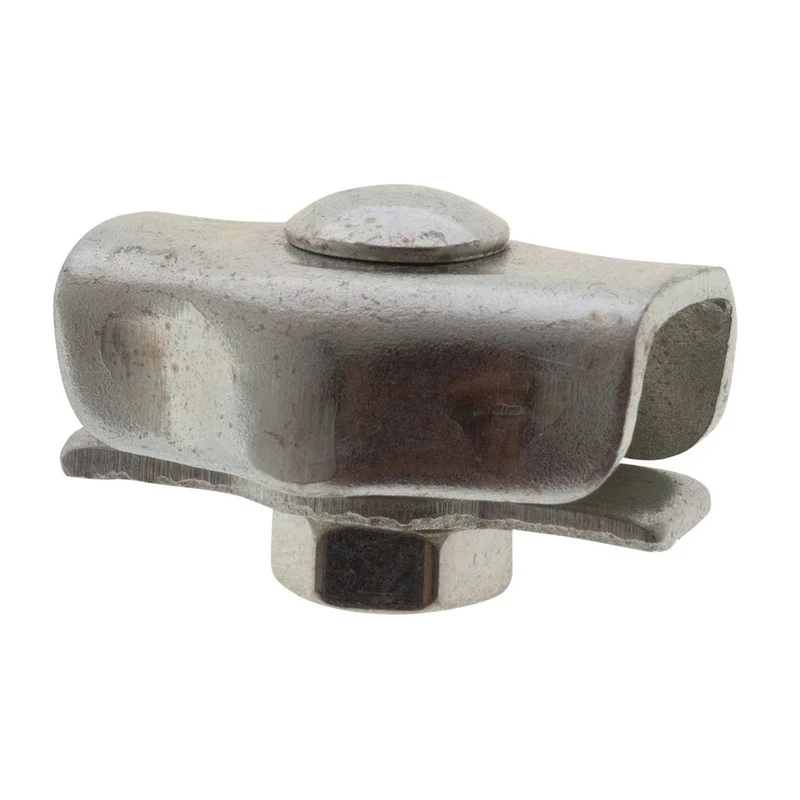 Deltafix staaldraadklem simplex 3mm verzinkt staal 2st