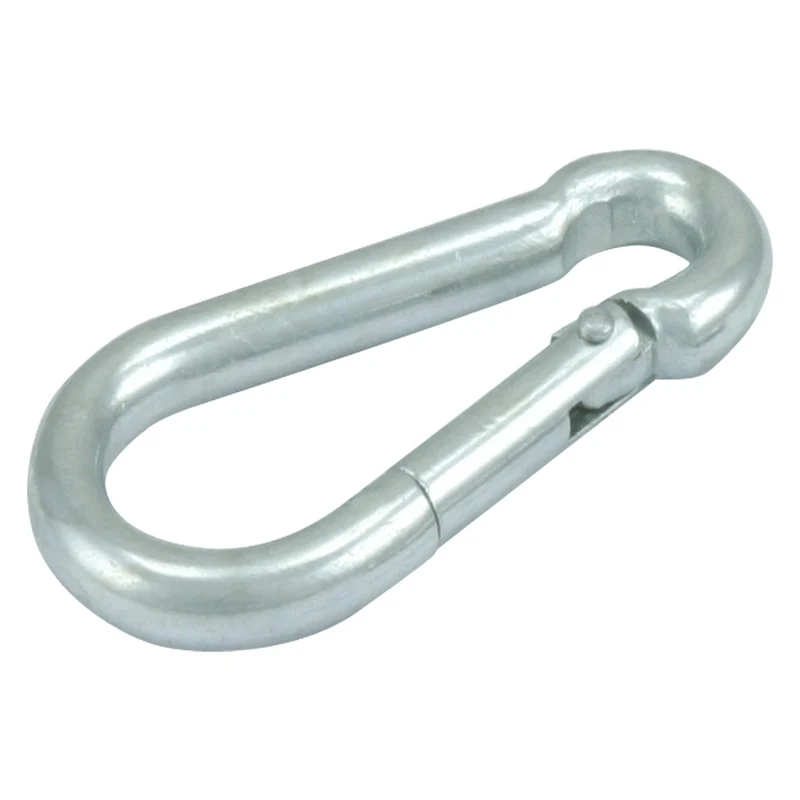 Starx karabijnhaak verzinkt staal grijs 50x5mm 2st
