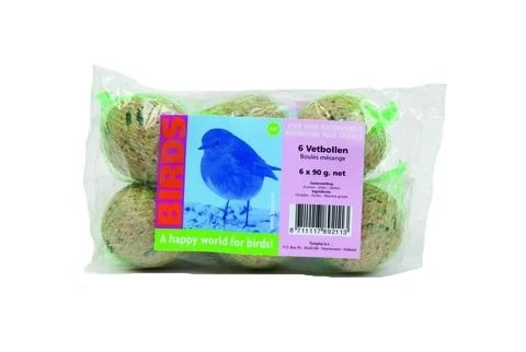 Buzzy Birds mezenbollen voor vogel 90gr 6st
