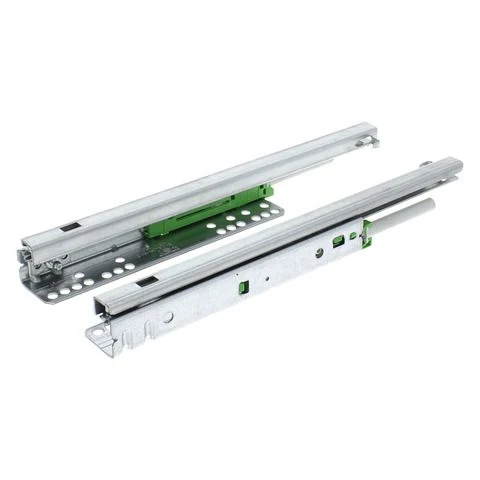 Ladegeleider softclose chroom 30cm 2st