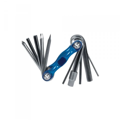 Dresco fietsgereedschapset blauw 11-delig