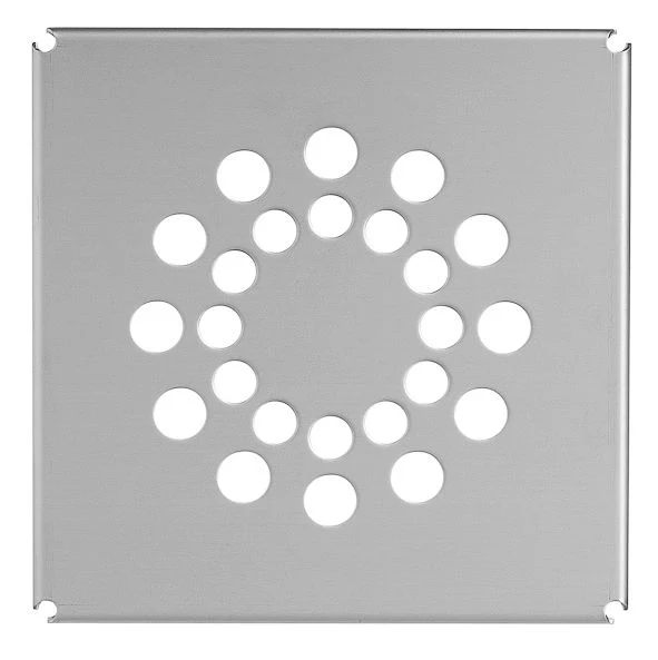 Martens deksel voor vloerput RVS zilver 20x0,5x20cm