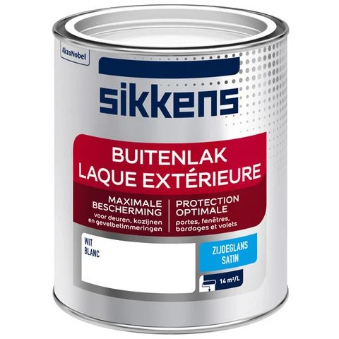 Sikkens Buitenlak zijdeglans wit 750ml