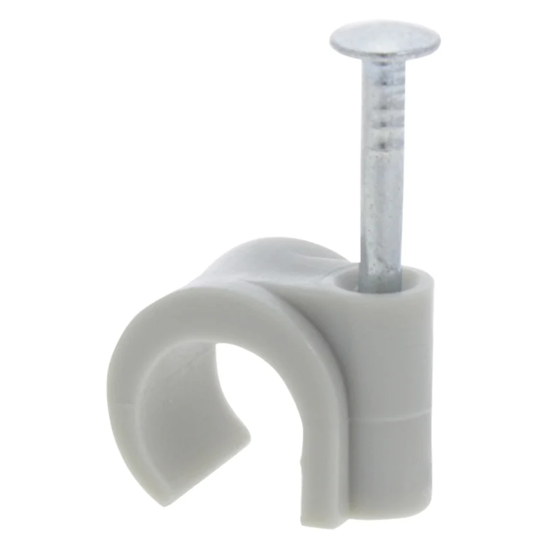 Q-Link kabelclip rond 8-10mm grijs 20 stuks