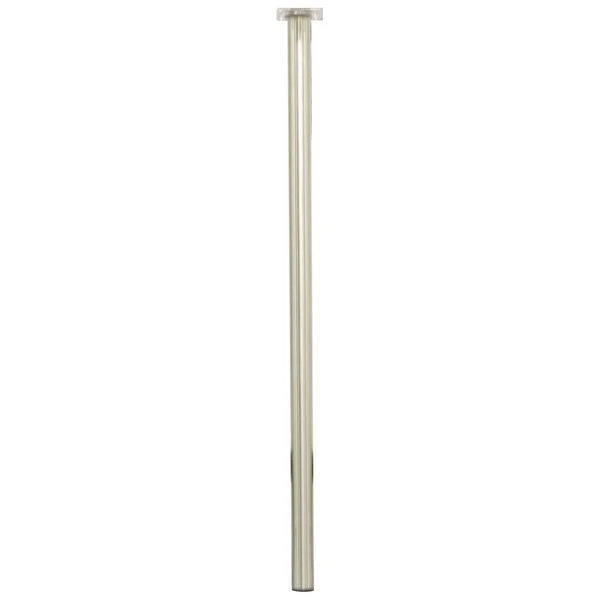 Meubelpoot rond RVS zilver ⌀3x75cm