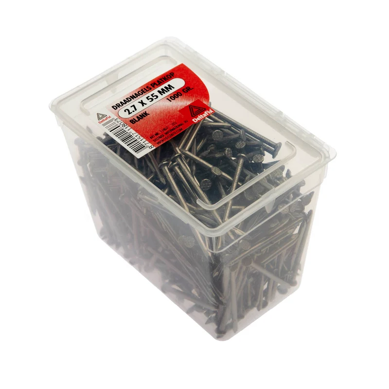 Deltafix draadnagel blank staaldraad blank 2,7x55mm 1kg