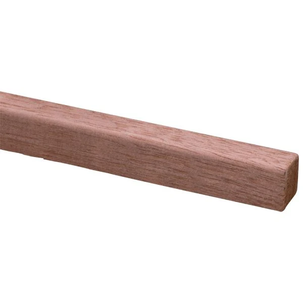 Glaslat hardhout 19x16mm 2,7m