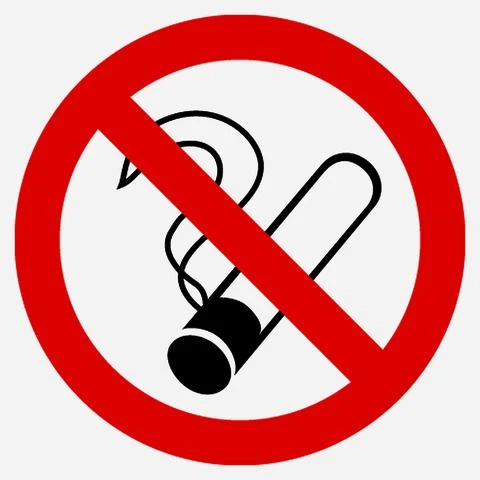Pickup pictogram verboden te roken 100x100mm