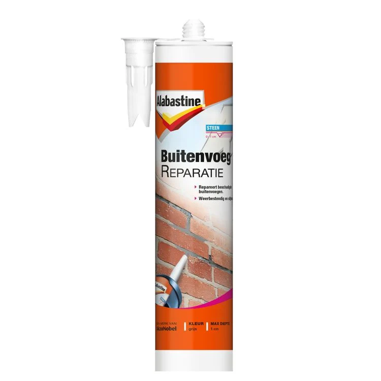 Alabastine buitenvoegreparatie grijs 310ml