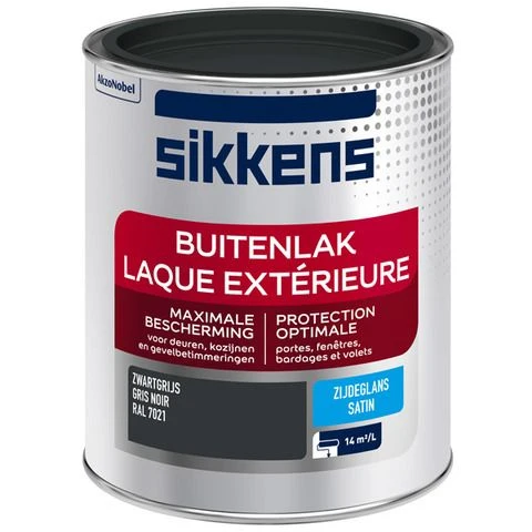Sikkens Buitenlak zijdeglans RAL7021 750ml