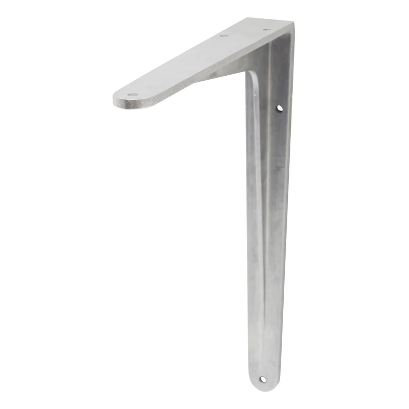 Duraline plankdrager enkel aluminium aluminium 20x17,5cm