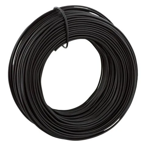 Installatiedraad vd 1,5 qm zwart 100m