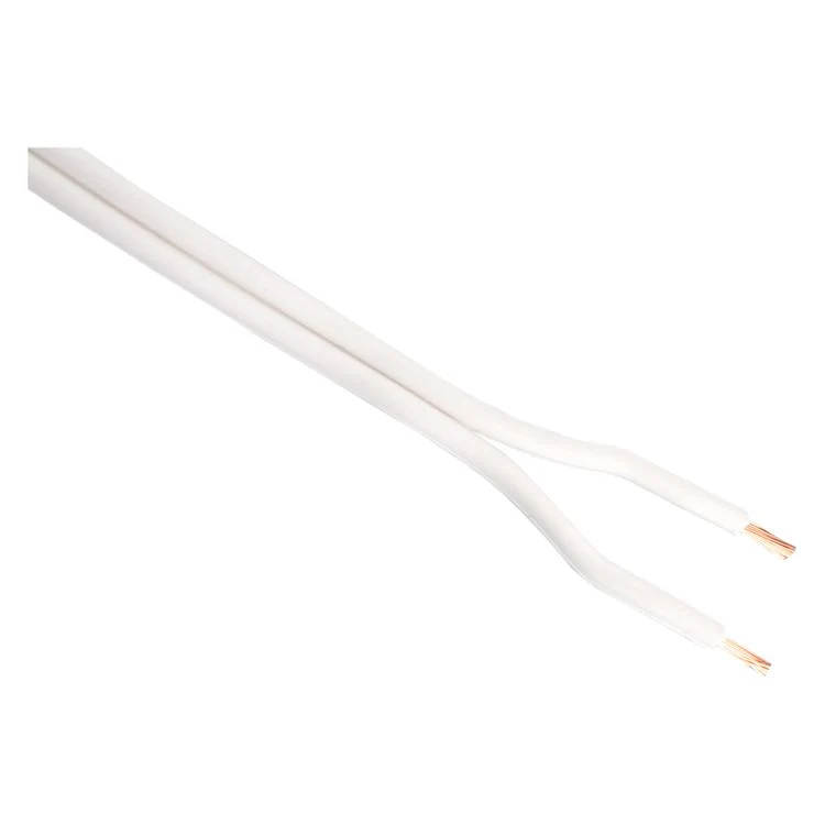 Tweelingsnoer tweeling 0,75 qm wit Perm