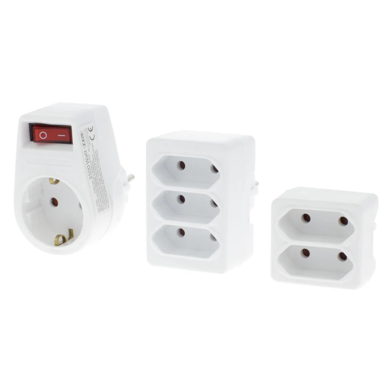 Q-Link verloopstekkerset 6-voudig wit