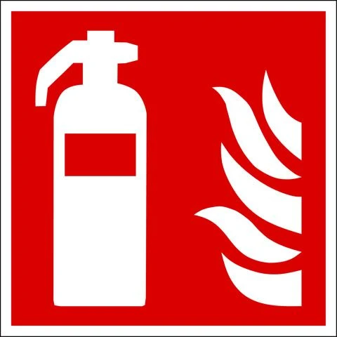 Pickup pictogram brandblusser 150x150mm