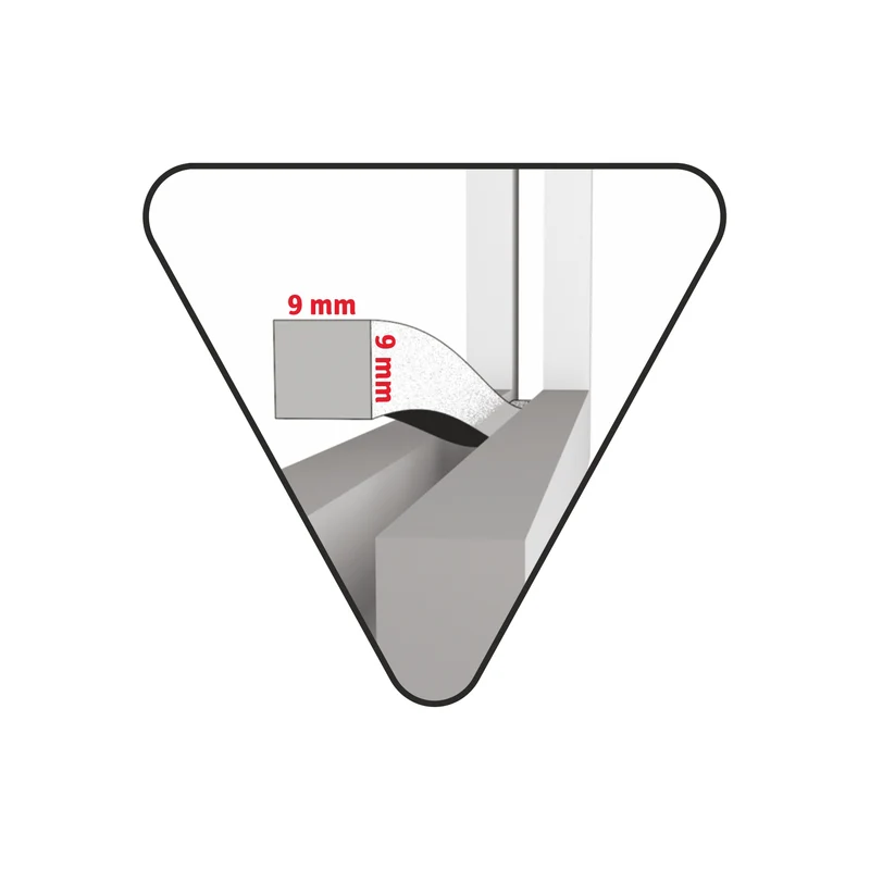 Deltafix zelfklevende tochtstrip wit