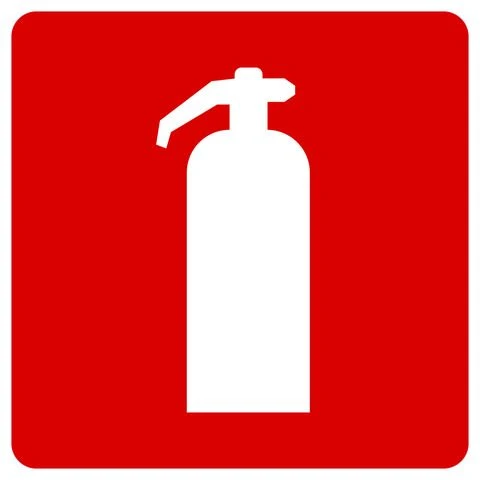 Pickup pictogram brandblusapparaat 100x100mm