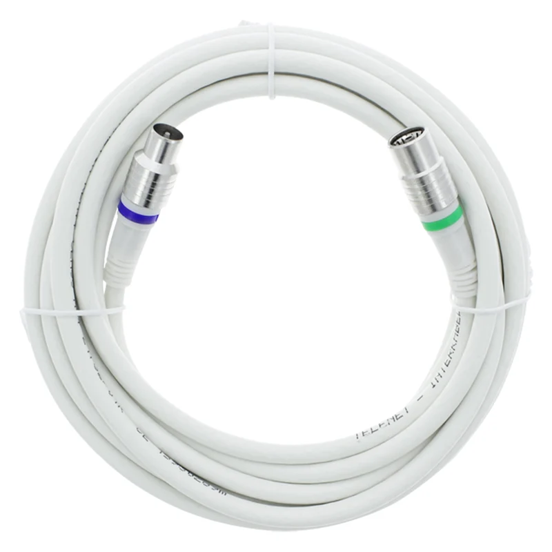 Q-Link coaxkabelrecht wit 5m