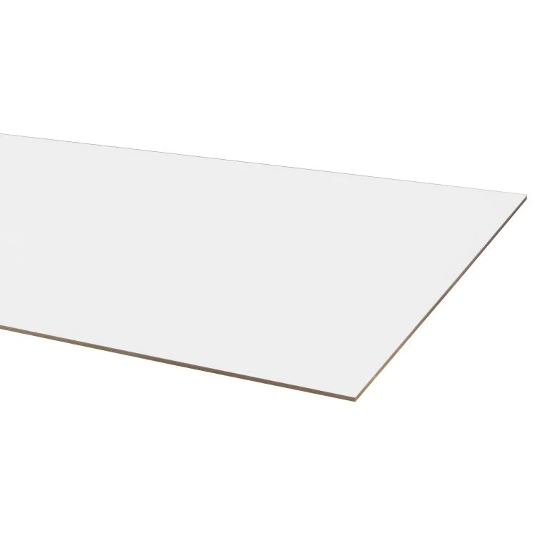 MDF 2-zijdig lakdraagfolie wit 244x122cm 12mm