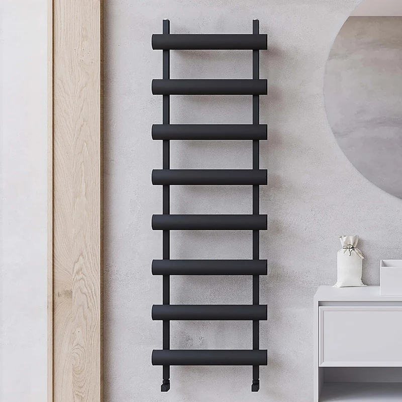 Moon Aluminium Heated Towel Rail - Various Colours + Sizes