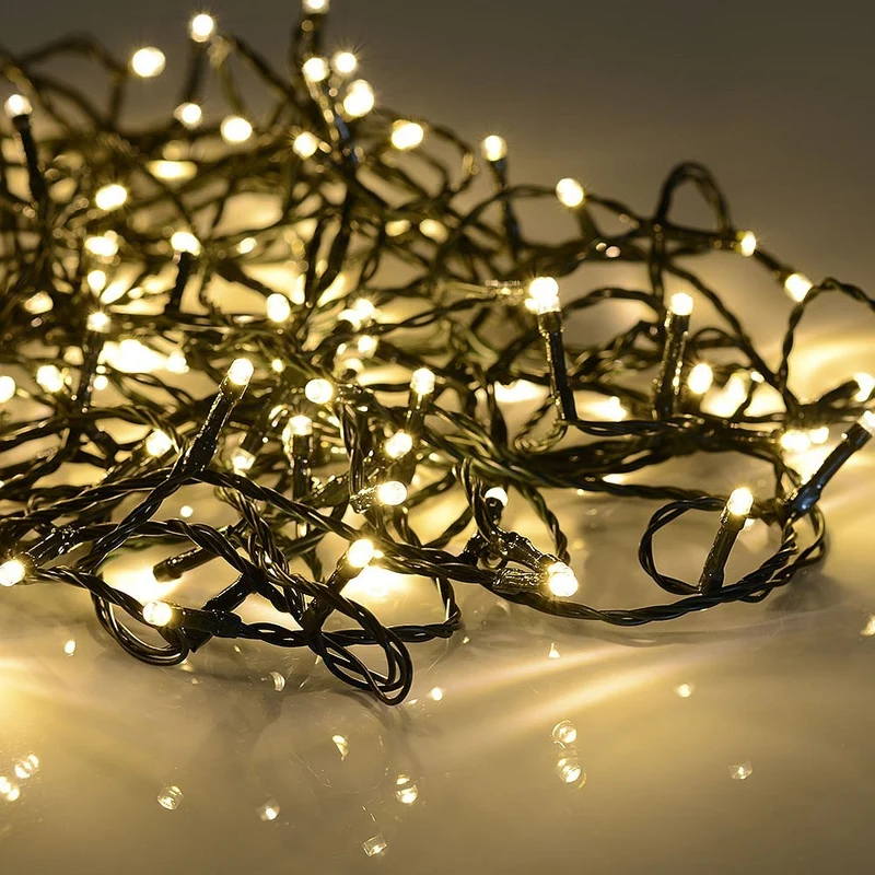 Kerstverlichting voor buiten - 320 LED - Warm Wit - 27 meter
