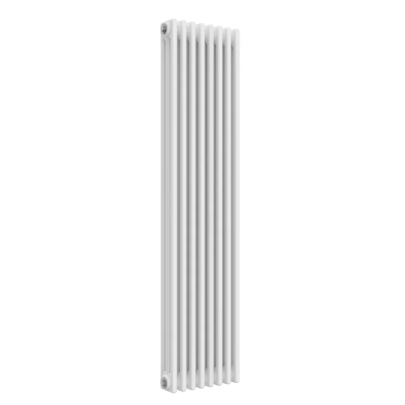 Colona Three Column Vertical Radiator - Various Sizes - White
