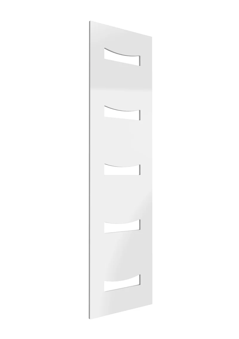 Ancora Vertical Heated Towel Radiator - 1800mm x 490mm - White