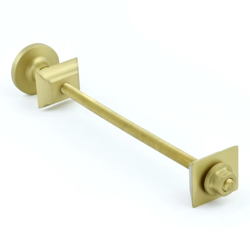 Luxury Cast Iron Radiator Wall Stay - Brushed Brass