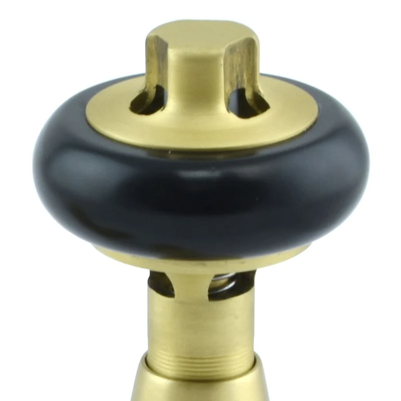 Oakfield Traditional Manual Radiator Valve Angled - Brushed Brass