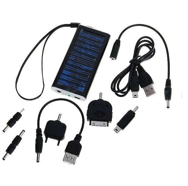 Solar Charger 1350mAh Universeel - ZILVER