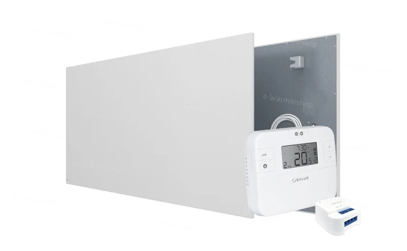 Set Ecaros Infrarood paneel metaal - 1600 Watt - Woonkamer 20 à 24 m²