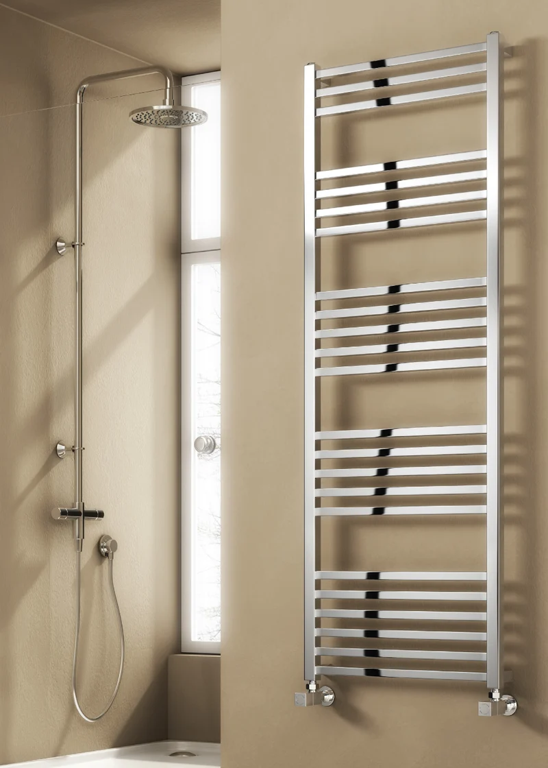 Vasto Heated Towel Rail - Various Sizes - Chrome