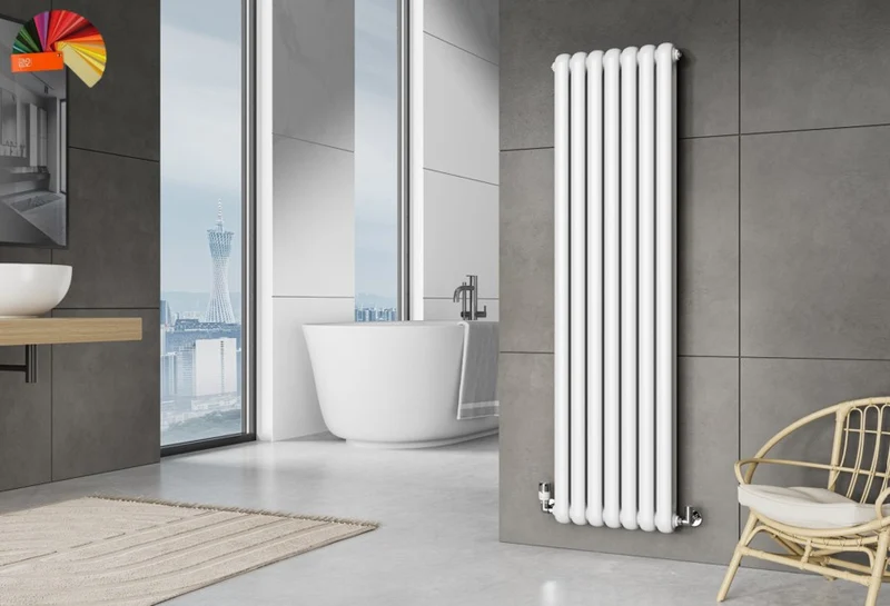 Rond Vertical Radiator - Various Sizes - Bespoke Colours