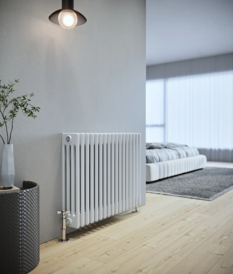 Kolom Horizontal Four Column Radiator - Various Sizes - White